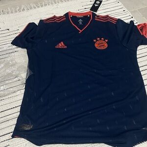 Adidas Kids Dark Blue and Bright Red Jersey